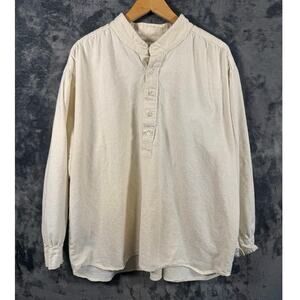 Buckaroo Bobbin "Western Heritage" style 100% Cotton Shirt Men’s 3XL Cream
